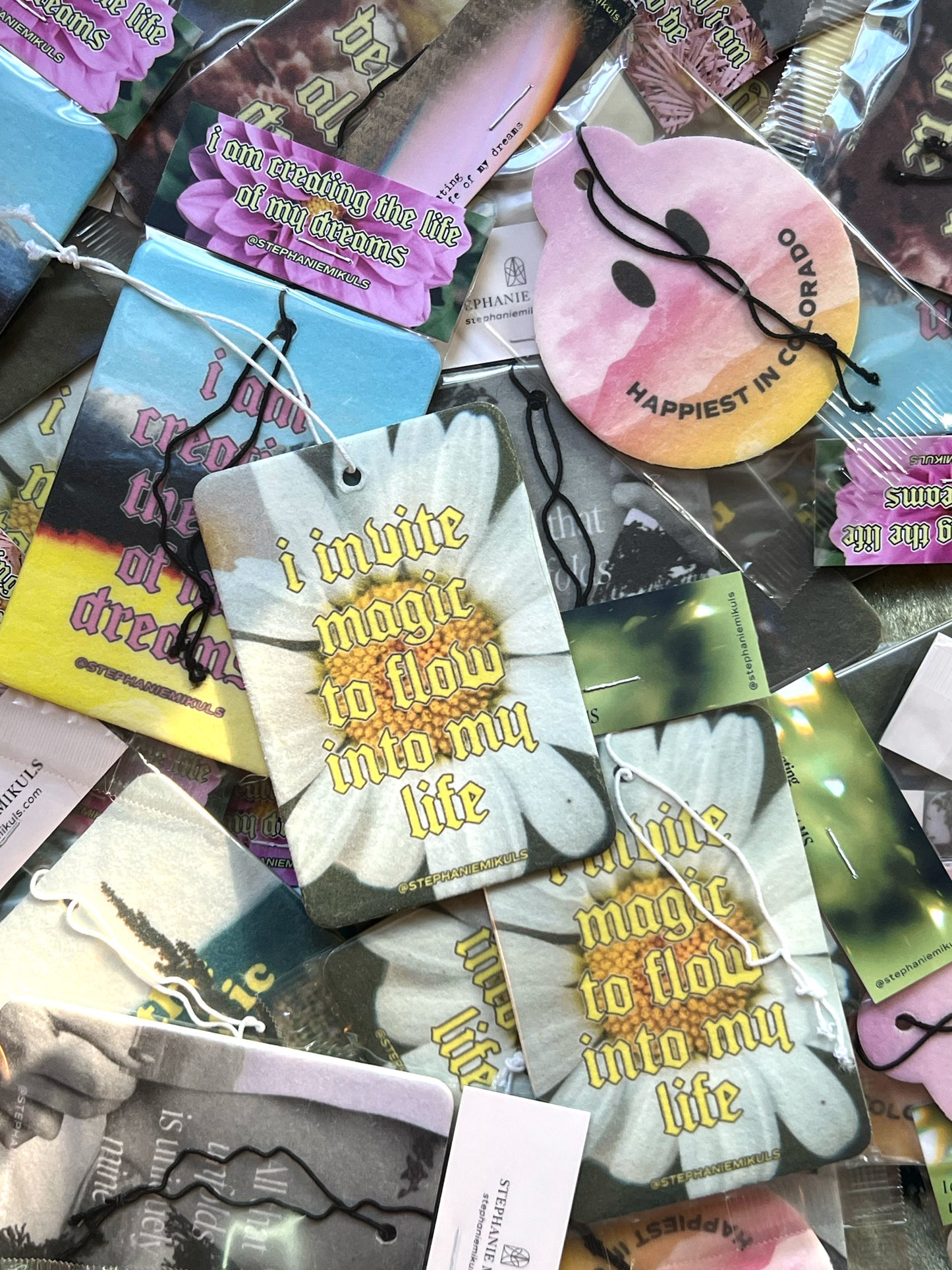 I Invite Magic to Flow Into My Life — Citrus Scented Air Freshener