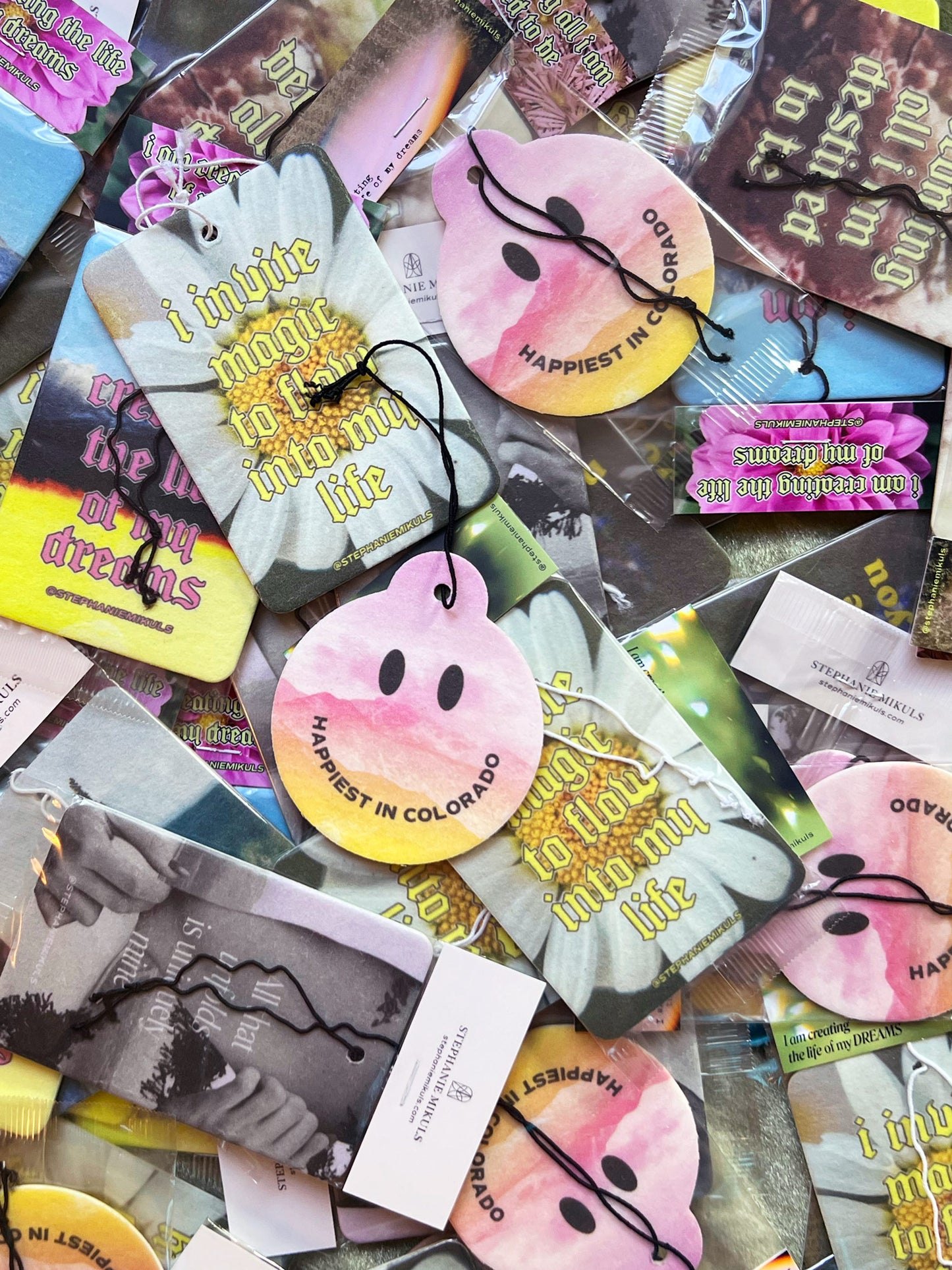 Happiest in Colorado — Peach Scented Air Freshener