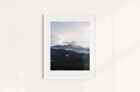 Rocky Mountain Sky — Colorado Fine Art Print (Vertical)