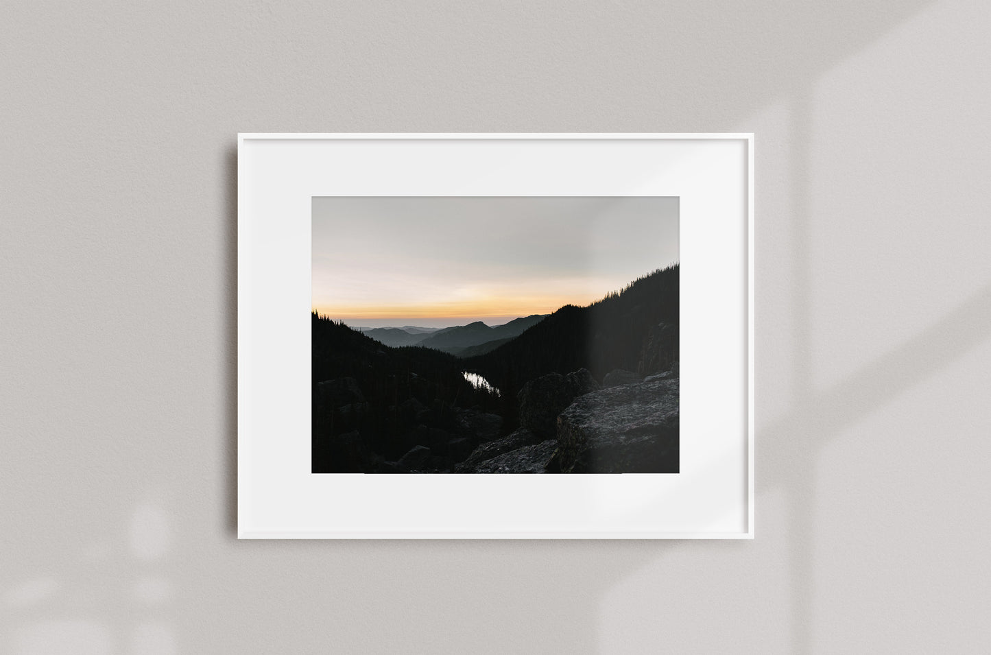 Dream Lake Dawn — Rocky Mountain National Park Fine Art Print