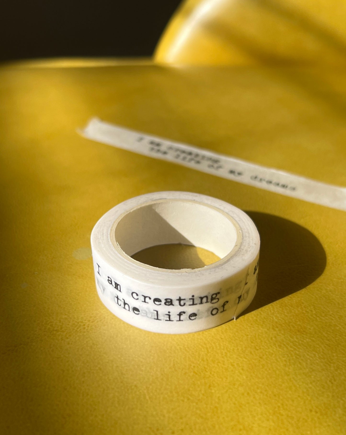 I Am Creating the Life of My Dreams — Affirmation Washi Tape
