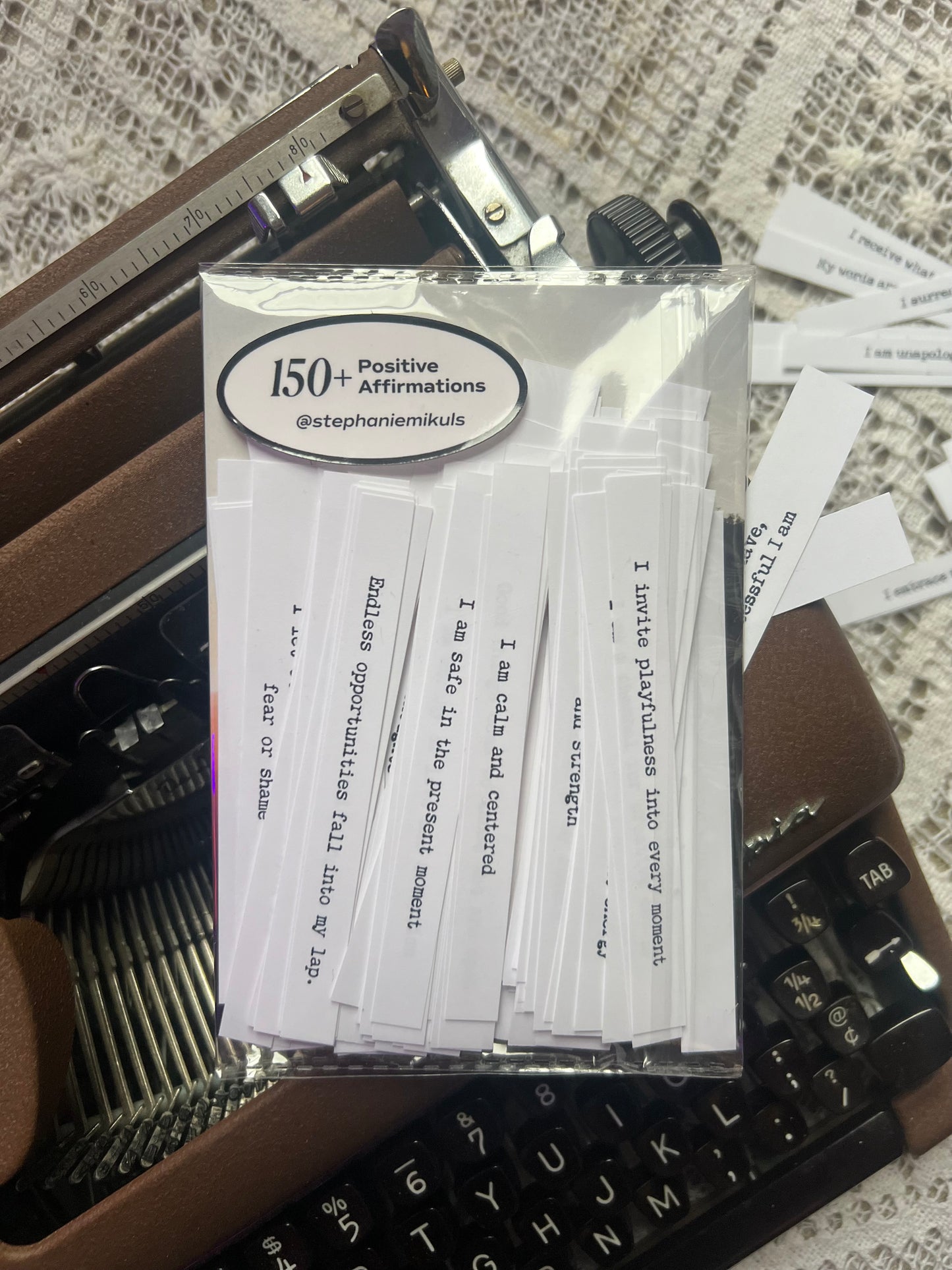 150+ Positive Affirmation Slips | For Collage, Journaling, Junk Journals & Daily Practice