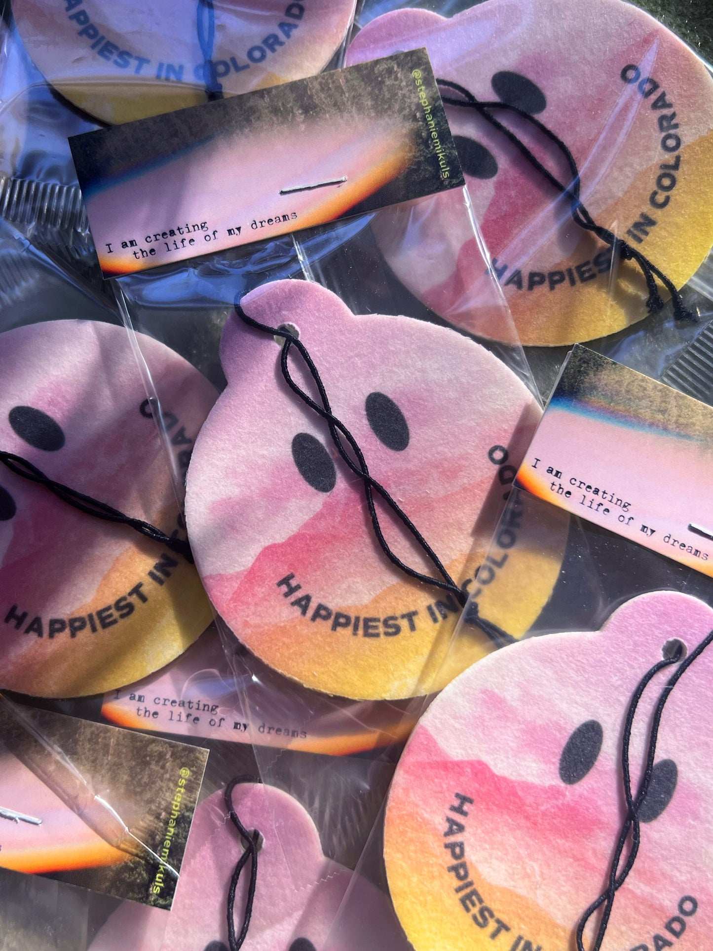 Happiest in Colorado — Peach Scented Air Freshener