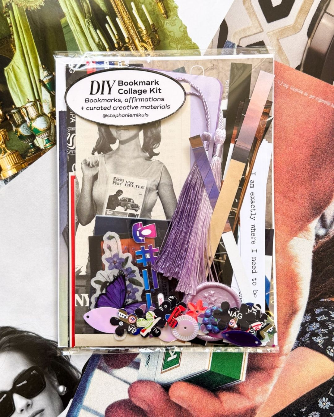 DIY Bookmark Collage Kit | Make Your Own Meaningful Bookmarks