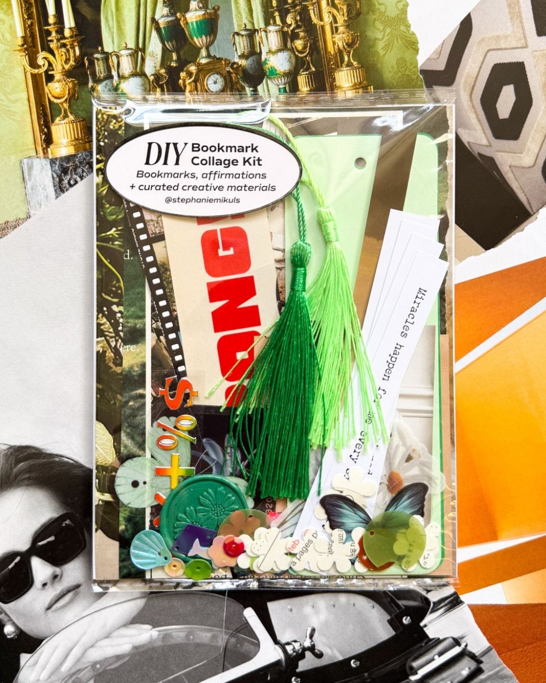 DIY Bookmark Collage Kit | Make Your Own Meaningful Bookmarks