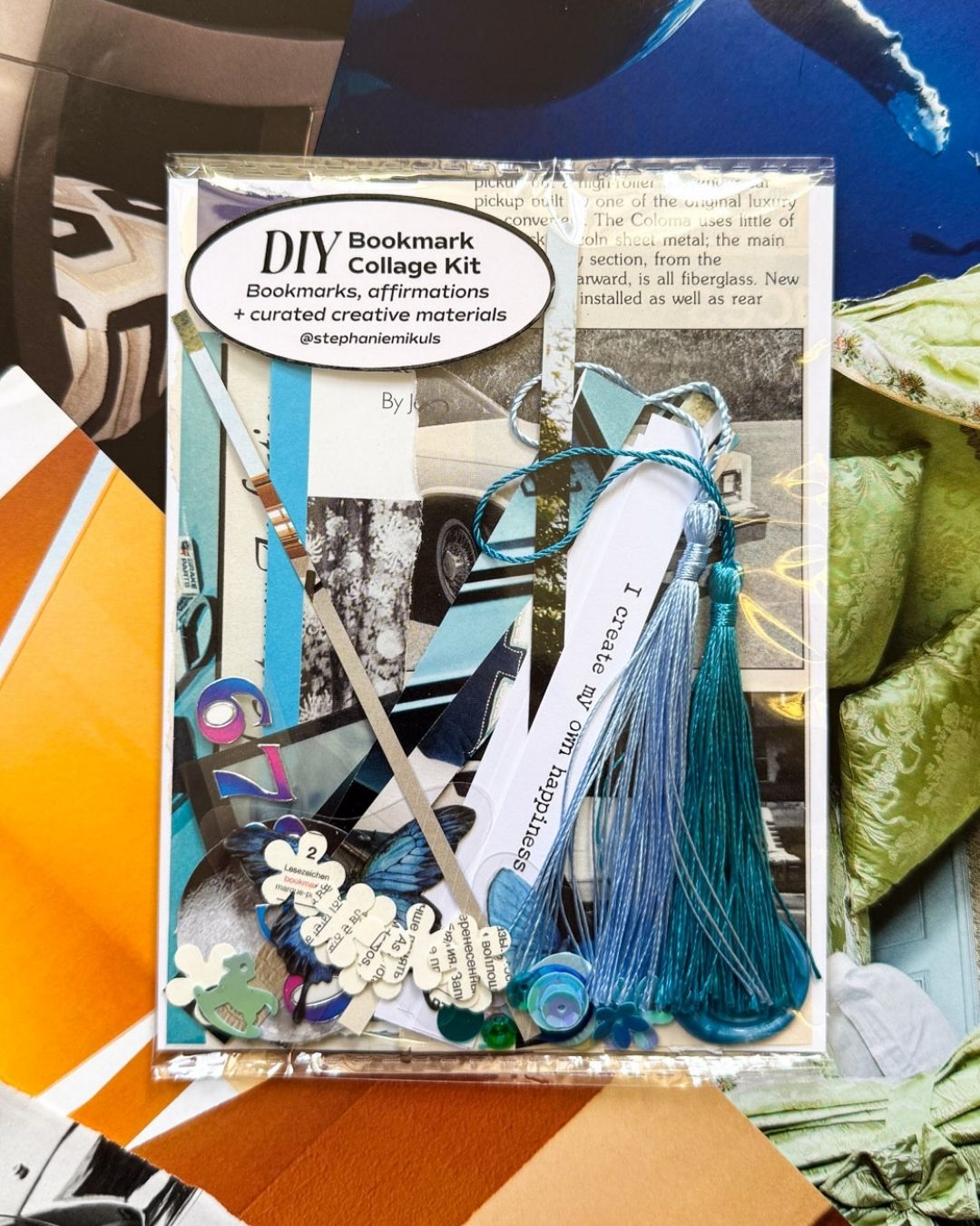 DIY Bookmark Collage Kit | Make Your Own Meaningful Bookmarks