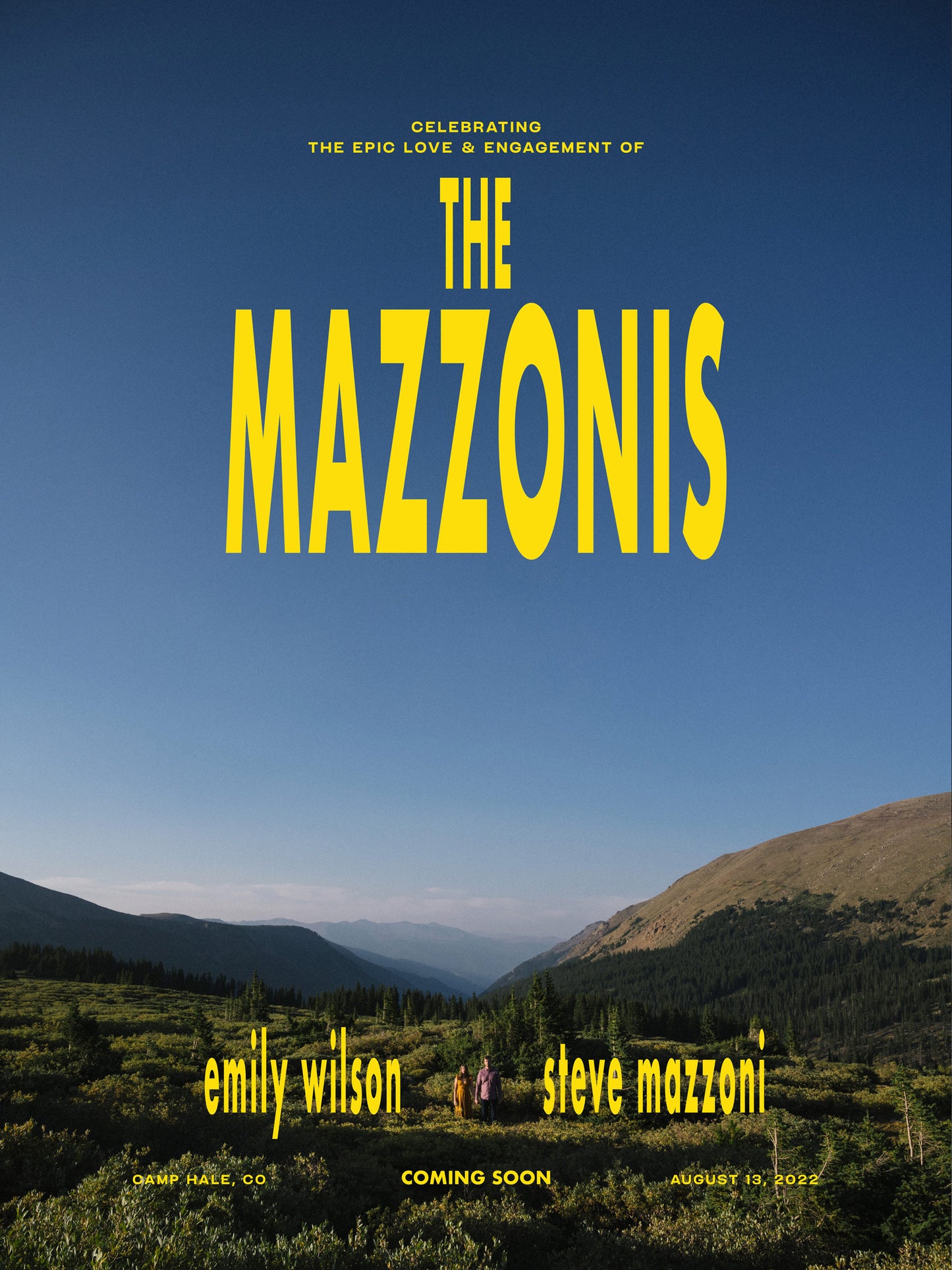 Custom Cinematic Poster Design — Weddings, Milestones & More