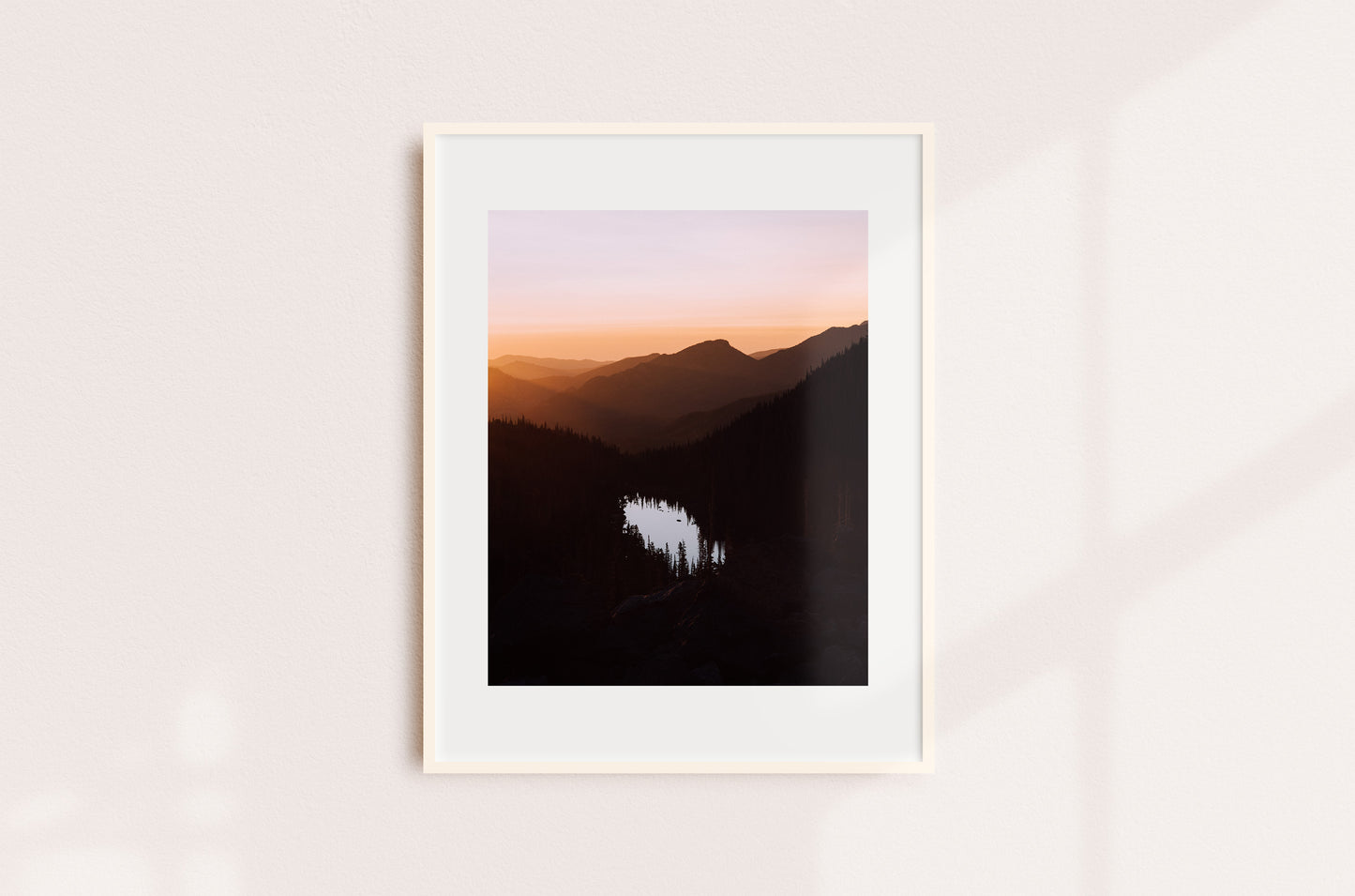 Pink Dream Lake — Rocky Mountain National Park Fine Art Print