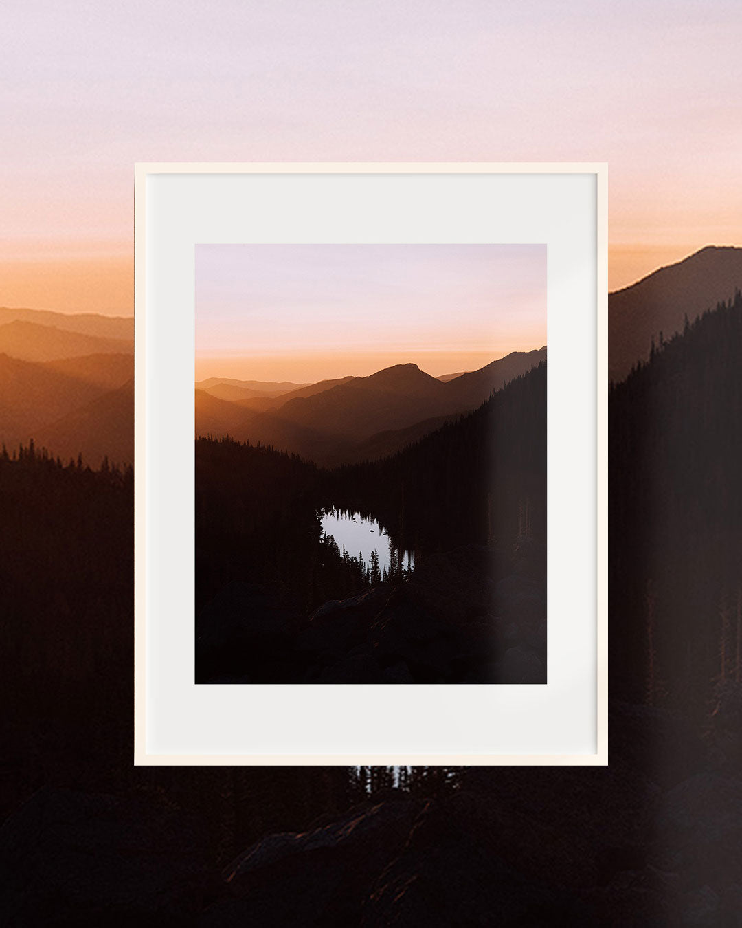 Pink Dream Lake — Rocky Mountain National Park Fine Art Print