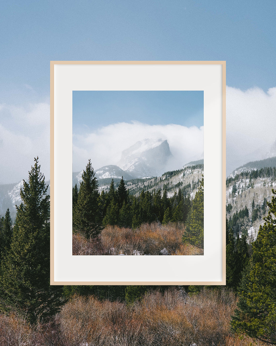 Hallett Peak — Rocky Mountain National Park Fine Art Print