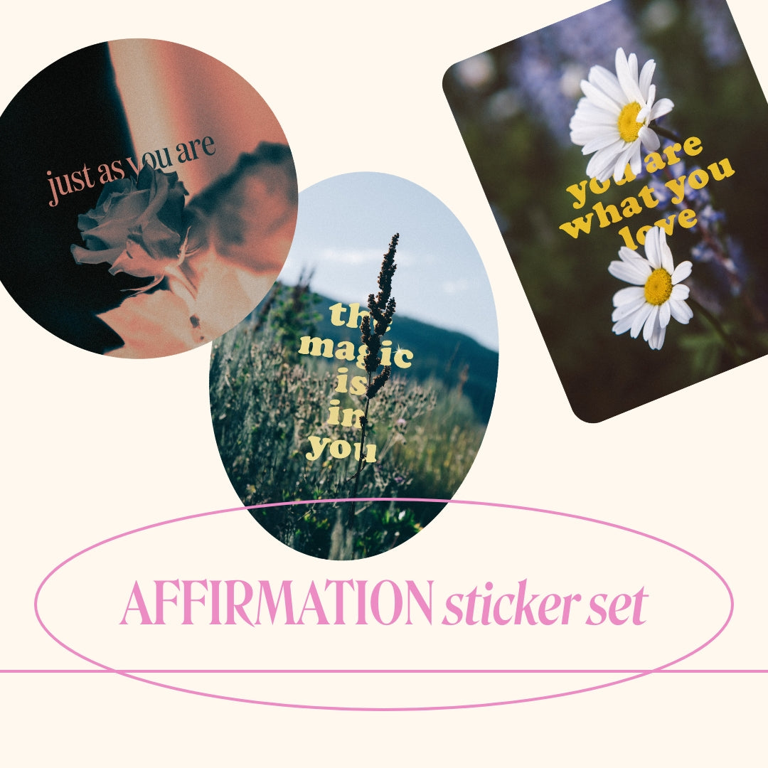 Affirmation Sticker Set — "The Magic is in You" Collection