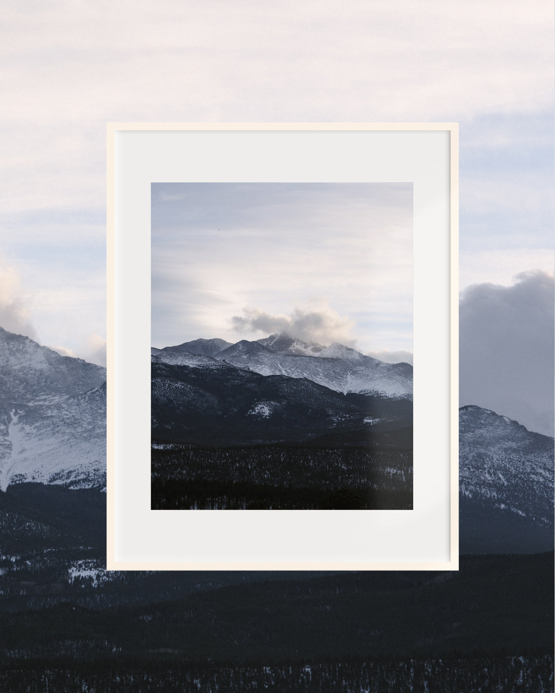 Rocky Mountain Sky — Colorado Fine Art Print (Vertical)